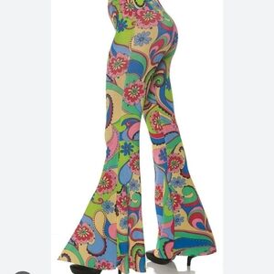 Underwraps Colorful 70's Flare Pants